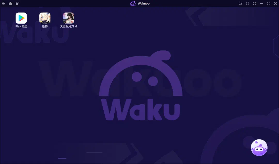 瓦酷模擬器的遊戲畫面與簡化介面