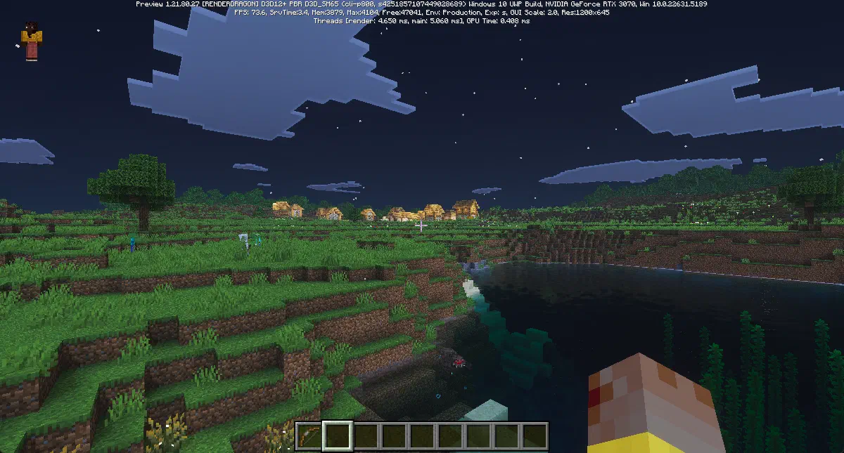 Vanilla Reforged Deferred 在場景中的表現，適合偏好經典風格的玩家